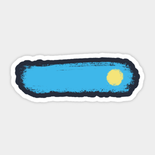 Retro Sun Stripe Sticker
